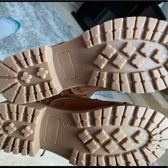 COPY - New Chestnut Suede Boots - Picture 2 of 2